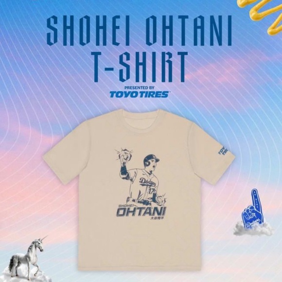 Shohei Dodger Giveaway Tshirt XL  NEW Currentky at game - Picture 4 of 4
